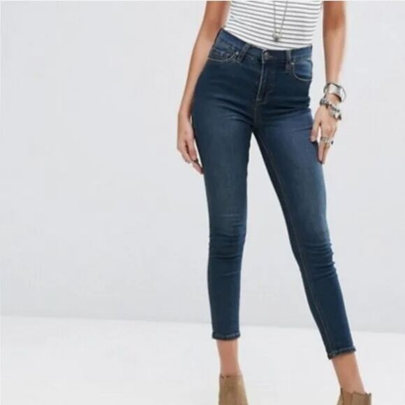 Free People Gummy High Waist Jeans Size 28 - Picture 1 of 5